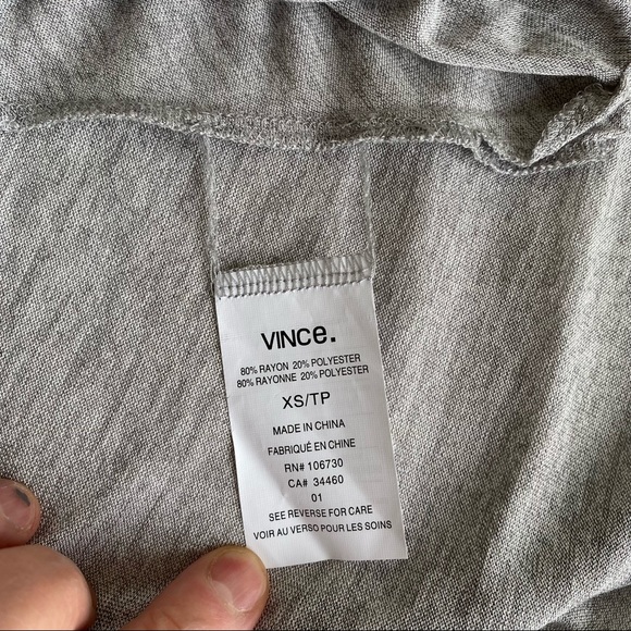 Vince Center Front Seam Oversized Dolman Blouse - Picture 13 of 14